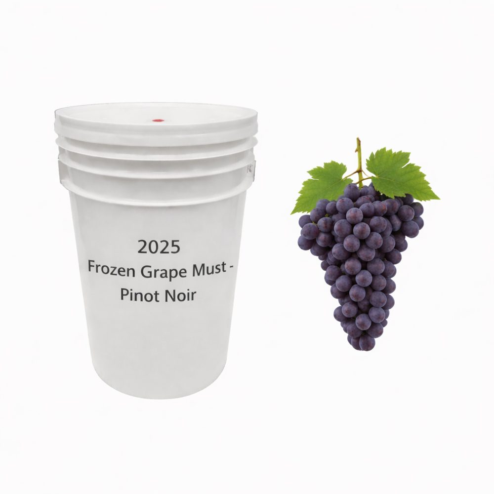 2025 Pinot Noir Frozen Grape Must | Livermore Valley, CA | 6 Gallon Winemaking Bucket
